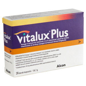 Vitalux Plus Omega-3 lutein 10 mg kapszula 28 db kép
