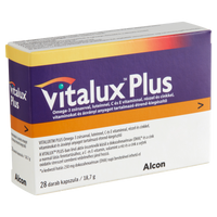 Vitalux Plus Omega-3 lutein 10 mg kapszula 28 db - Kép