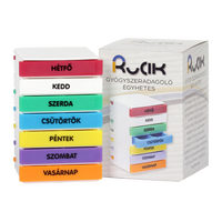 Gyógyszeradagoló heti fiókos (RUCIK) - Kép
