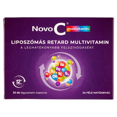 Novo C Multivitamin liposzómás retard multivitamin kapszula 30 db - Kép 1