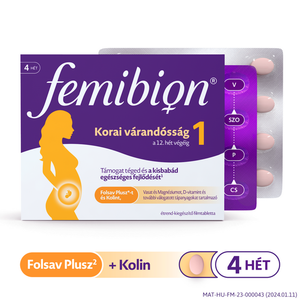 Femibion 1 Korai várandósság filmtabletta (4 heti adag) 28 db - Kép 3