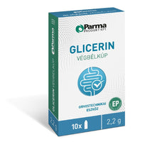 Parma Glicerin végbélkúp 2,2g 10 db - Kép