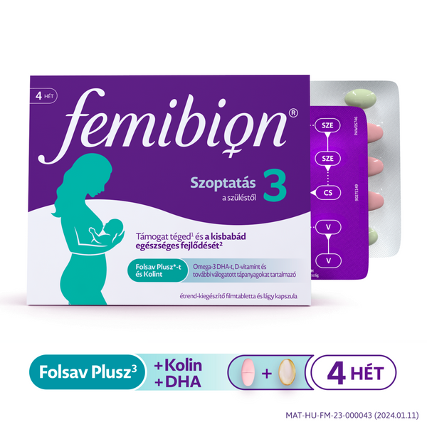 Femibion 3 filmtabletta kapszula (4 heti adag) 28 db+28 db - Kép 14