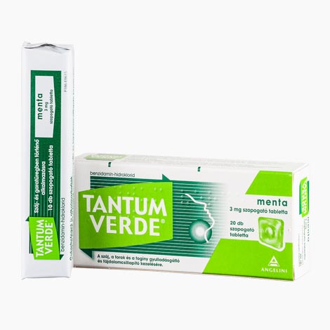 Tantum Verde menta 3mg szopogató tabletta 20 db - Kép 2