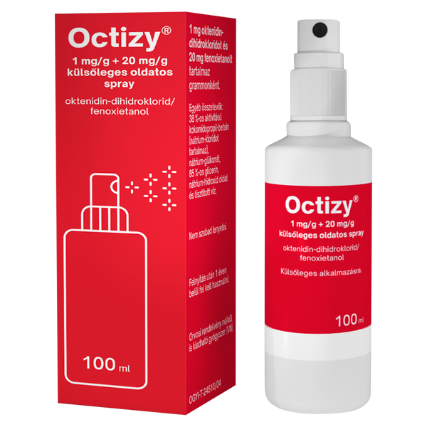 Octizy 1 mg/g + 20 mg/g külsőleges oldatos spray 1x100ml - Kép