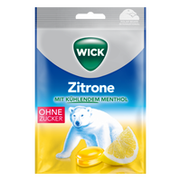 Wick torokcukor Citrom Mentol cukormentes 72g - Kép