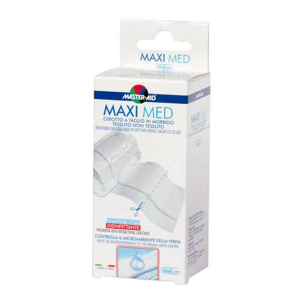 MASTER AID Maxi Med 0,5mx 8cm sebtapasz - Kép