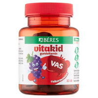 Béres VitaKid Vas gumivitamin gumitabletta szőlő 30 db - Kép