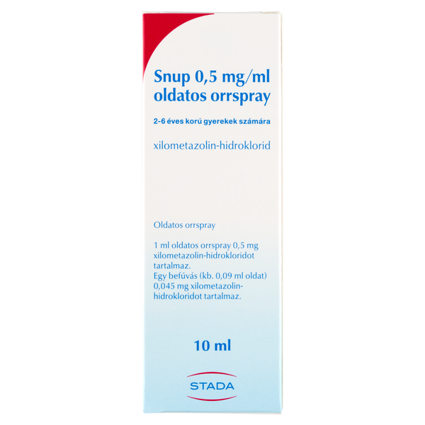 Snup 0,5 mg/ml oldatos orrspray 10ml - Kép 3