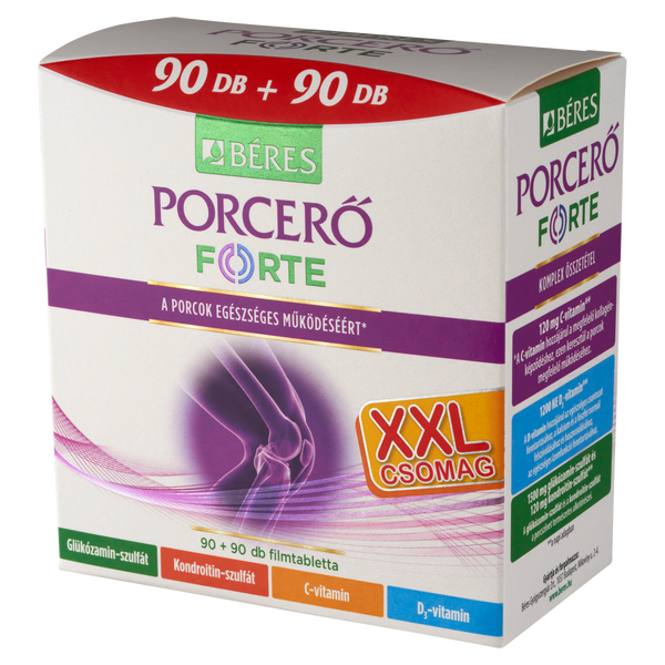 Béres Porcerő Forte étrend-kiegészítő filmtabletta 2x90 db - Kép 6
