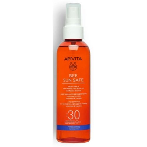 Apivita Bee Sun Safe barnulást segítő olaj spray SPF30 200ml - Kép