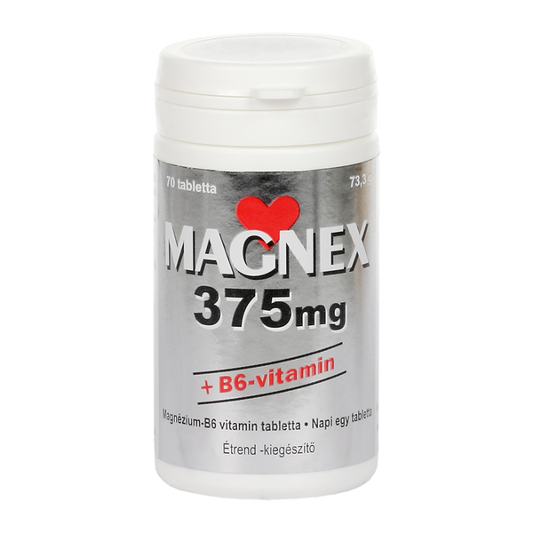 Magnex 375 mg + B6 vitamin tabletta 70 db - Kép