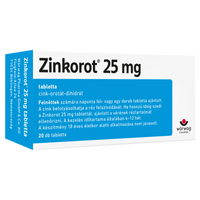 Zinkorot 25 mg tabletta 20 db - Kép