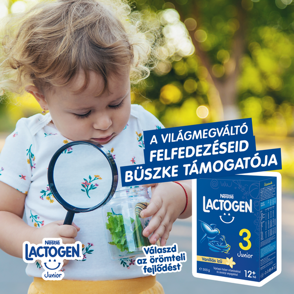 Lactogen 3 Junior tejalapú italpor 12+ vanília 500g - Kép 6