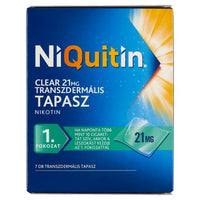NiQuitin Clear 21 mg transzdermális tapasz 7 db - Kép