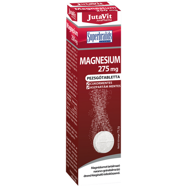 JutaVit Magnézium 275 mg pezsgőtabletta 16 db - Kép