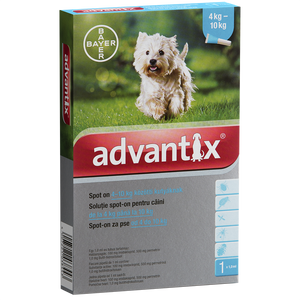 Advantix spot-on cseppek kutyának 4-10 kg 1x1ml kép