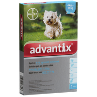 Advantix spot-on cseppek kutyának 4-10 kg 1x1ml - Kép