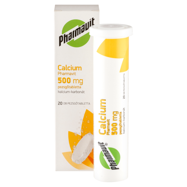 Calcium 500 mg Pharmavit pezsgőtabletta 20 db - Kép 8