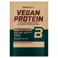 BioTechUSA Vegan Protein csokoládé-fahéj ízű 25g - Kép