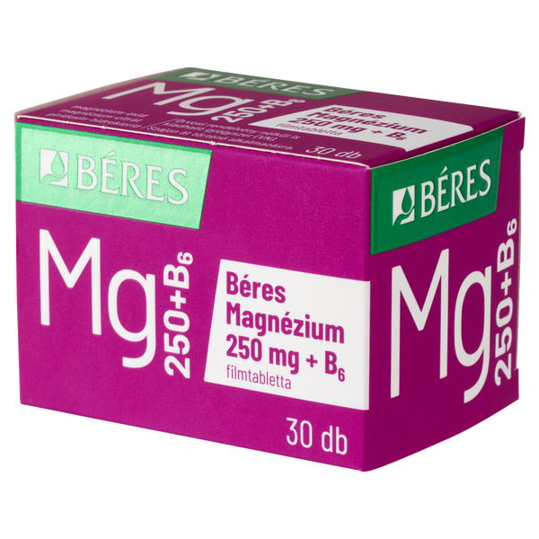 Béres Magnézium 250 mg + B6 filmtabletta 30 db - Kép 2