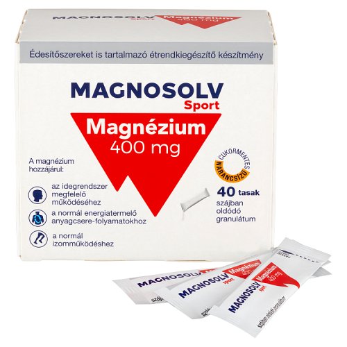 Magnosolv Sport 400 mg granulátum 40 db - Kép 2