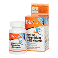 BioCo Szerves Magnézium + B6-vitamin Megapack tabletta 90 db - Kép
