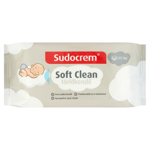 Sudocrem Soft Clean törlőkendő 55 db kép