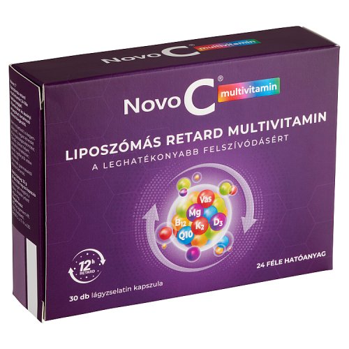 Novo C Multivitamin liposzómás retard multivitamin kapszula 30 db - Kép 3
