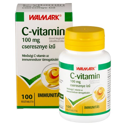 Walmark C-vitamin 100 mg cseresznye ízű rágótabletta 100 db - Kép 2