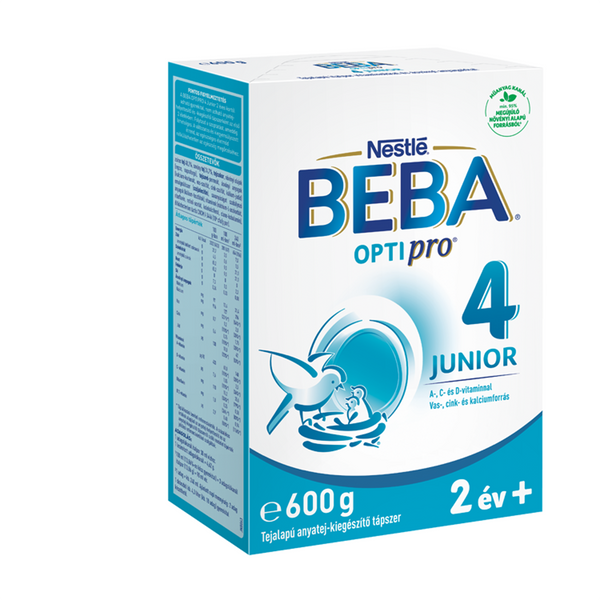 BEBA OPTIpro 4 Junior tejalapú italpor 2 éves kortól 600g - Kép 4