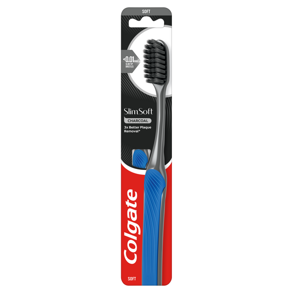Colgate Slim Soft Charcoal fogkefe 1 db - Kép 2