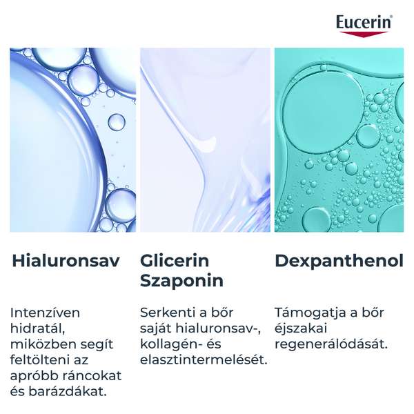Eucerin Hyaluron-Filler Ráncfeltöltő éjszakai arckrém 50ml - Kép 5
