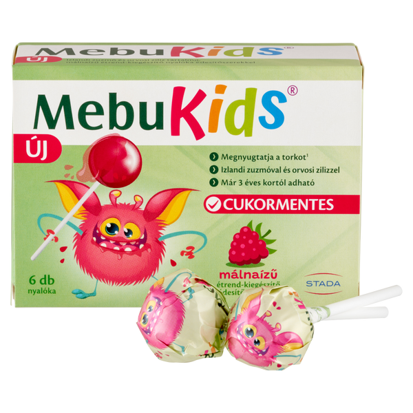 MebuKids nyalóka málna 6 db - Kép 6