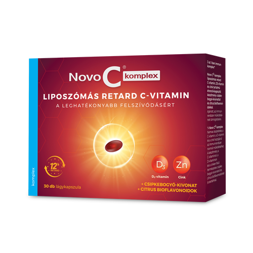 Novo C Komplex liposzómás retard C-Vitamin kapszula 30 db - Kép