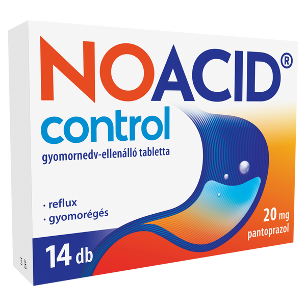 Noacid Control 20 mg gyomornedv ellenálló tabletta 14 db - Kép 3