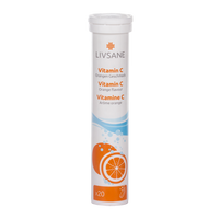 LIVSANE C vitamin 240 mg pezsgőtabletta 20 db - Kép