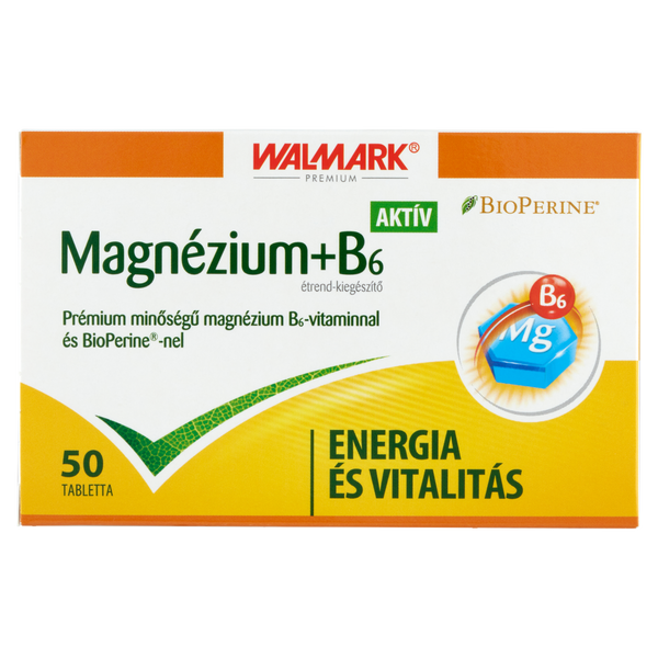 Walmark BIOPERINE Magnézium + B6 Aktív tabletta 50 db - Kép 4