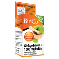 BioCo Ginkgo biloba + Lecitin lágyzselatin kapszula 90 db - Kép