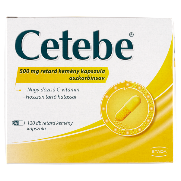 Cetebe 500 mg retard kemény kapszula 120 db - Kép 4