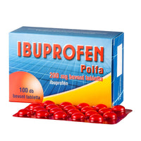 Ibuprofen Polfa 200 mg bevont tabletta 100 db - Kép