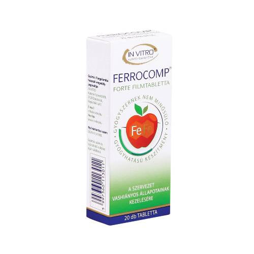 Ferrocomp forte tabletta 20 db - Kép