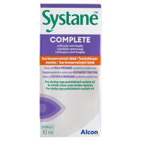 Systane Complete tartósítószer mentes lubrikáló szemcsepp 10ml - Kép