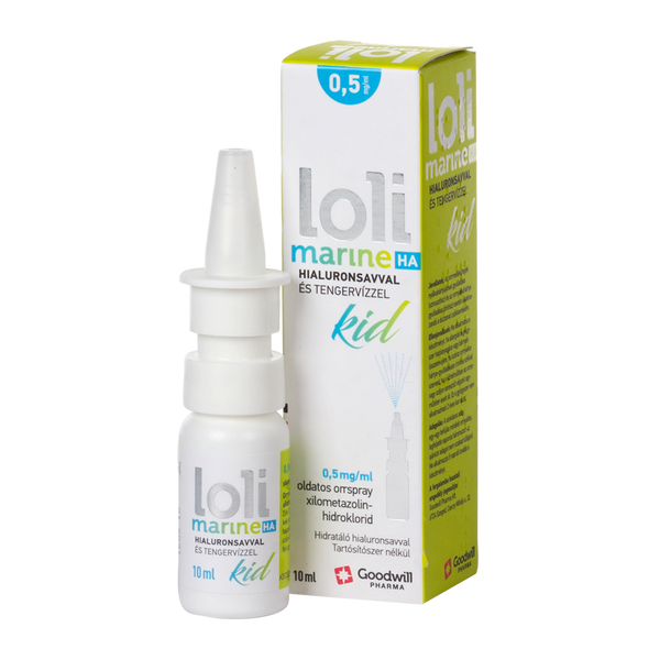 Lolimarine HA Kid 0,5mg/ml oldatos orrspray 1x10ml - Kép