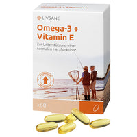 LIVSANE Omega-3+E vitamin kapszula 60 db - Kép