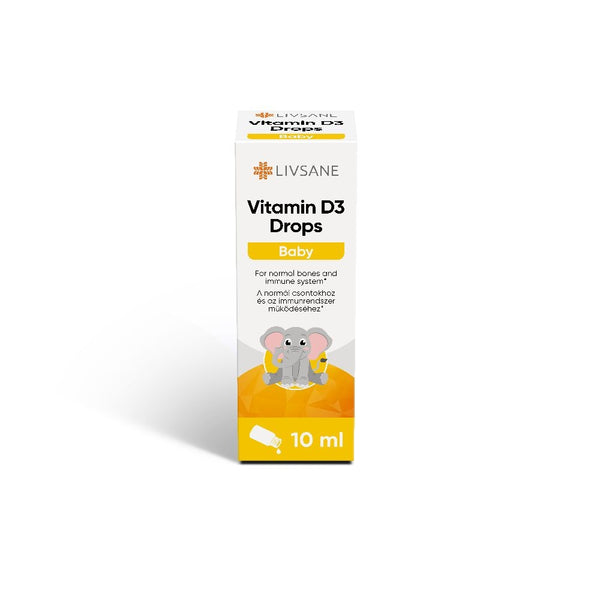 LIVSANE Vitamin D3 drops baby folyadék 10ml - Kép