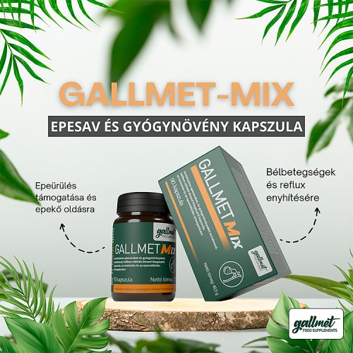Gallmet Mix étrend-kiegészítő kapszula 90 db - Kép 3