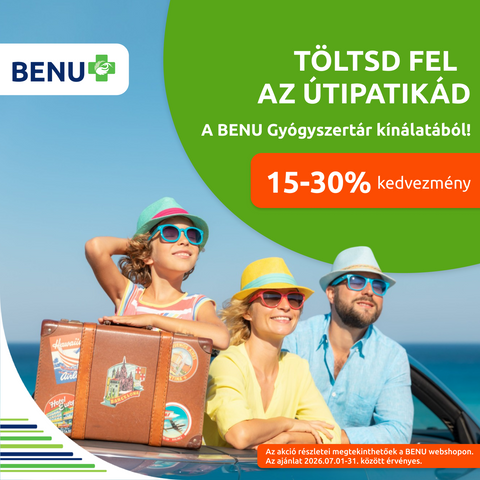 Útipatika 15-30% kedvezmény