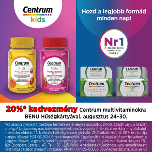 Centrum termékek -20% Törzsvásárlóknak
