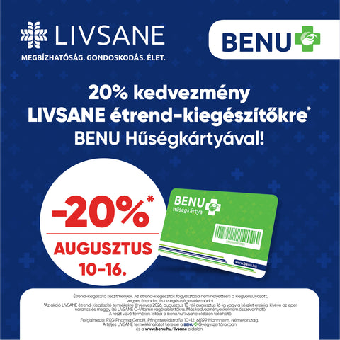 LIVSANE -20% törzsvásárlóknak